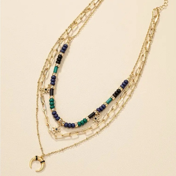 Boho Layered Necklace Set - Picture 2 of 2